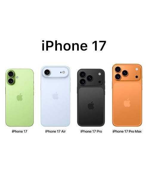 Iphone 17. Barcha modellar yangi upakovka