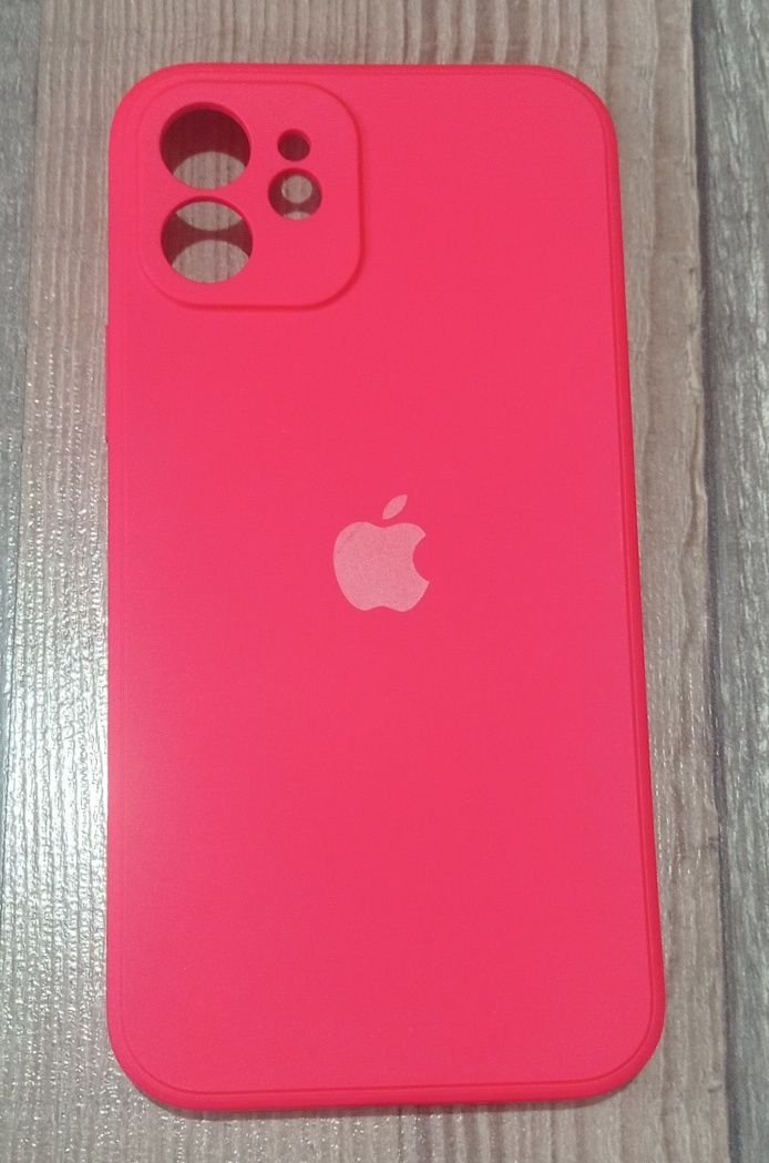 Husa Apple iPhone 12 Rosu, Liquid Silicone(NOU)