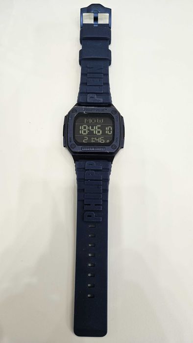 Philipp Plein Digital Wristwatch Hyper $hock Blue