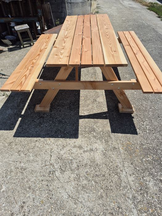 Masa Picnic, gradina cu banci pentru 8 persoane