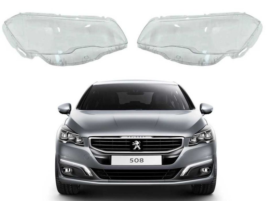 Стъкла за фарове на Peugeot 508 Facelift (2014-2018)  555