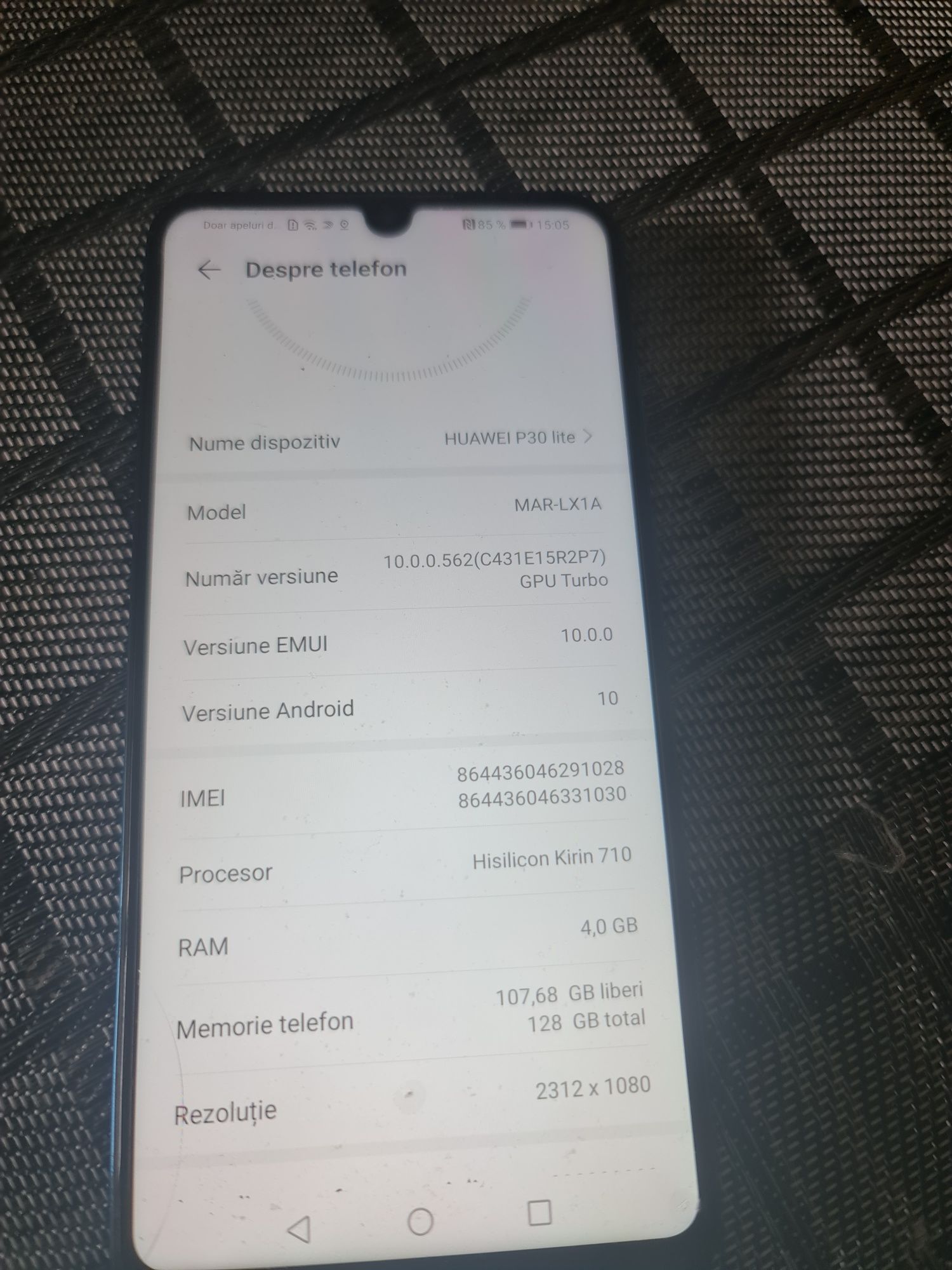 Vand huawei p30 lite 128 gb 4 gb ram