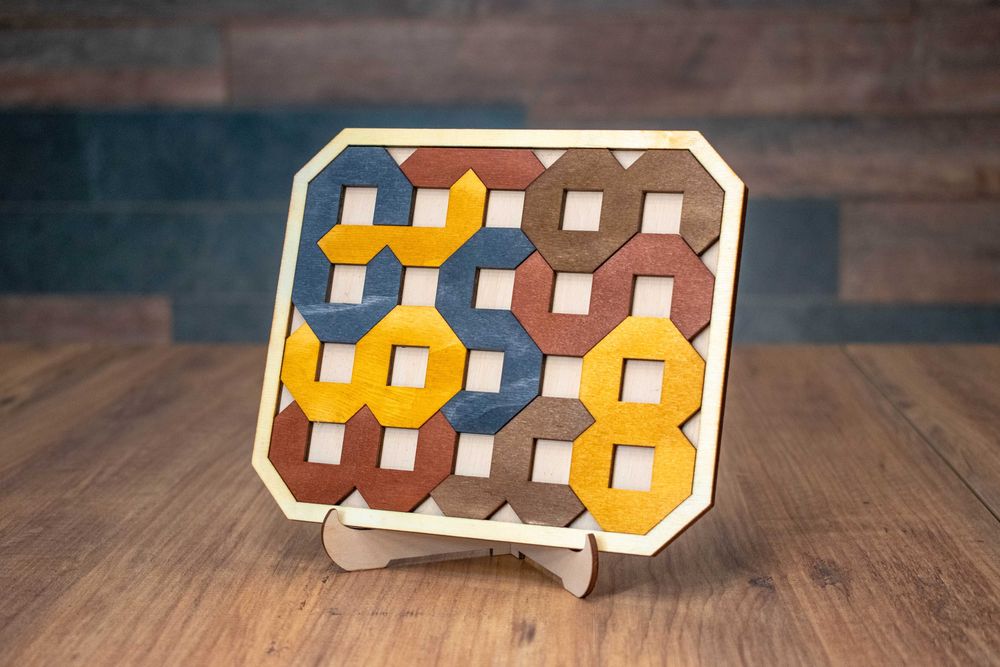 Дървен пъзел 8888