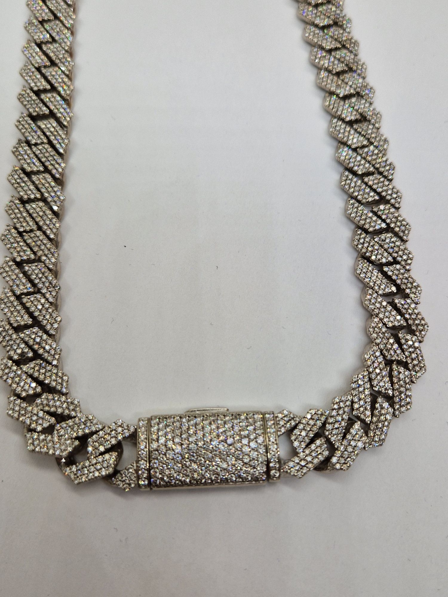 Colier model Cuban full Diamond