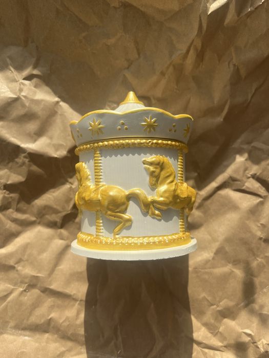 Carusel, minivan, bradut, pitic, cadouri lumanari handmade de craciun