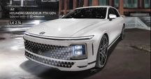 Бампер передний сборе Hyundai Grandeur 2022-/ Хэндай Грандеур 2022-