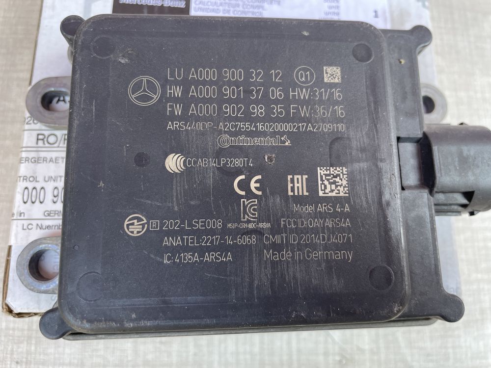 Distronic/radar original pt Mercedes A0009003212