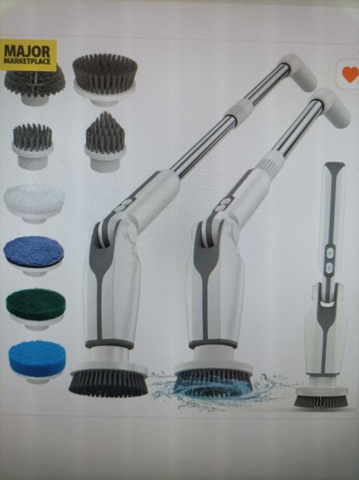 Perie electrica de curățare cu 8 capete