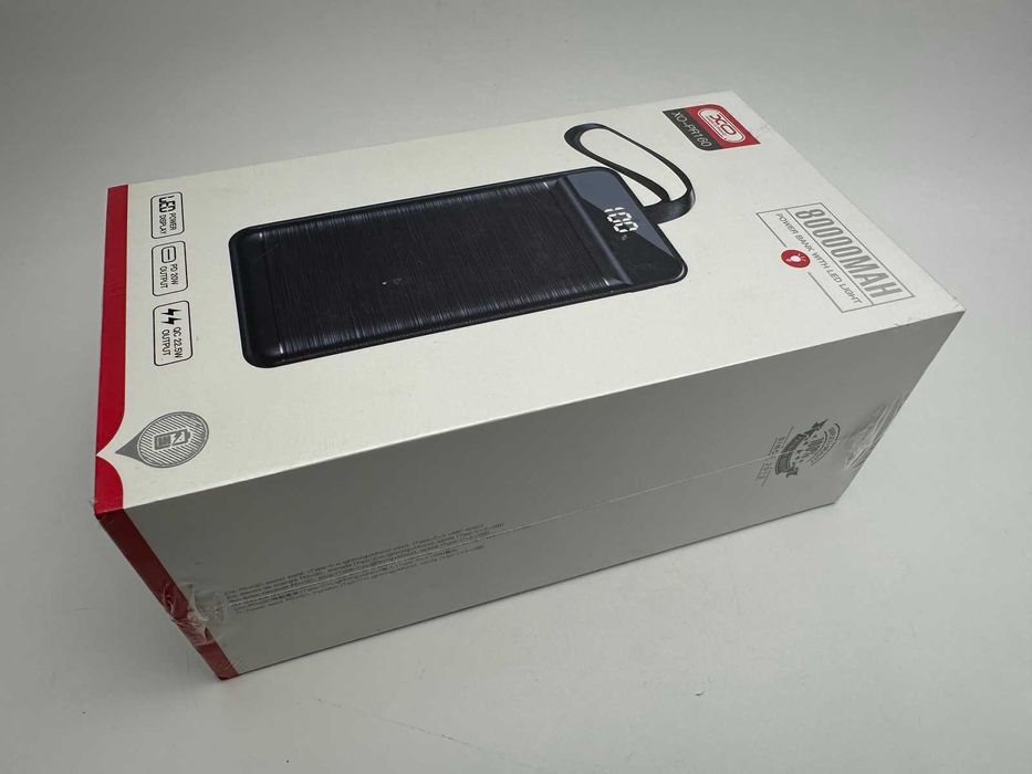 Батерията е нова, на Xo, капацитет 80 000mAH нова