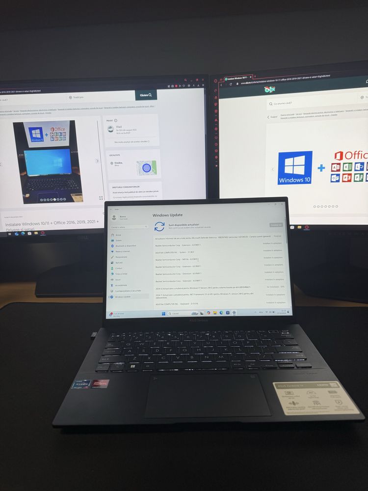 Instalare Windows 10/11 + Office 2016, 2019, 2021 + Drivere si setari
