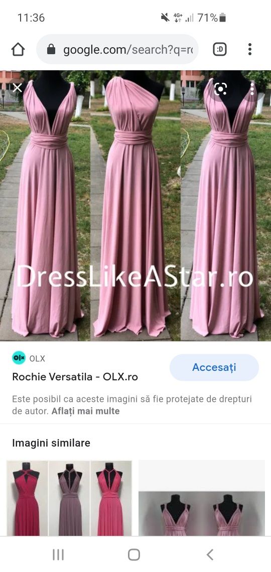 Rochie versatila domnisoare de onoare