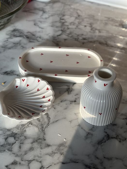 Набор декоративных изделий из гипса