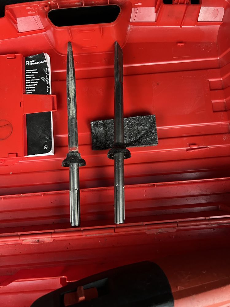 Hilti te 60 atc rotopercutor sds max gauri instalatie aer termice