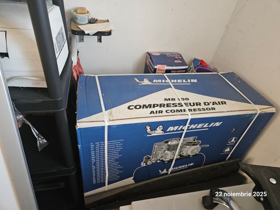 Compresor aer nou Michelin 100l sigilat