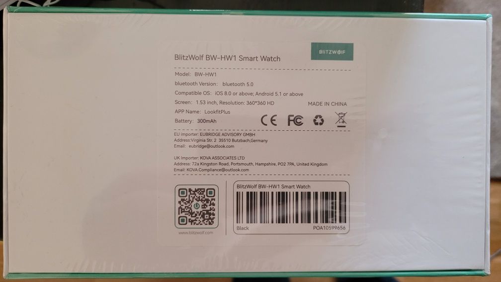 Smart watch 2 in 1 BW-HW1