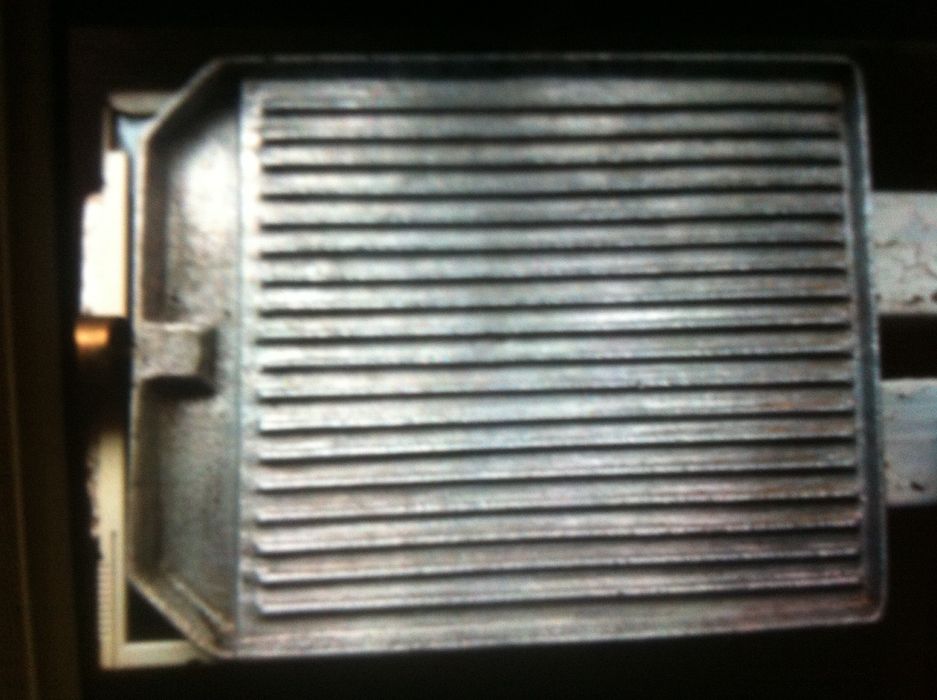 tava gratar  masiv din bronz cupru si aluminiu masiv