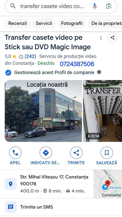 Transferăm caseta video cu NUNTA sau BOTEZUL pe Stick / Copiere rapidă