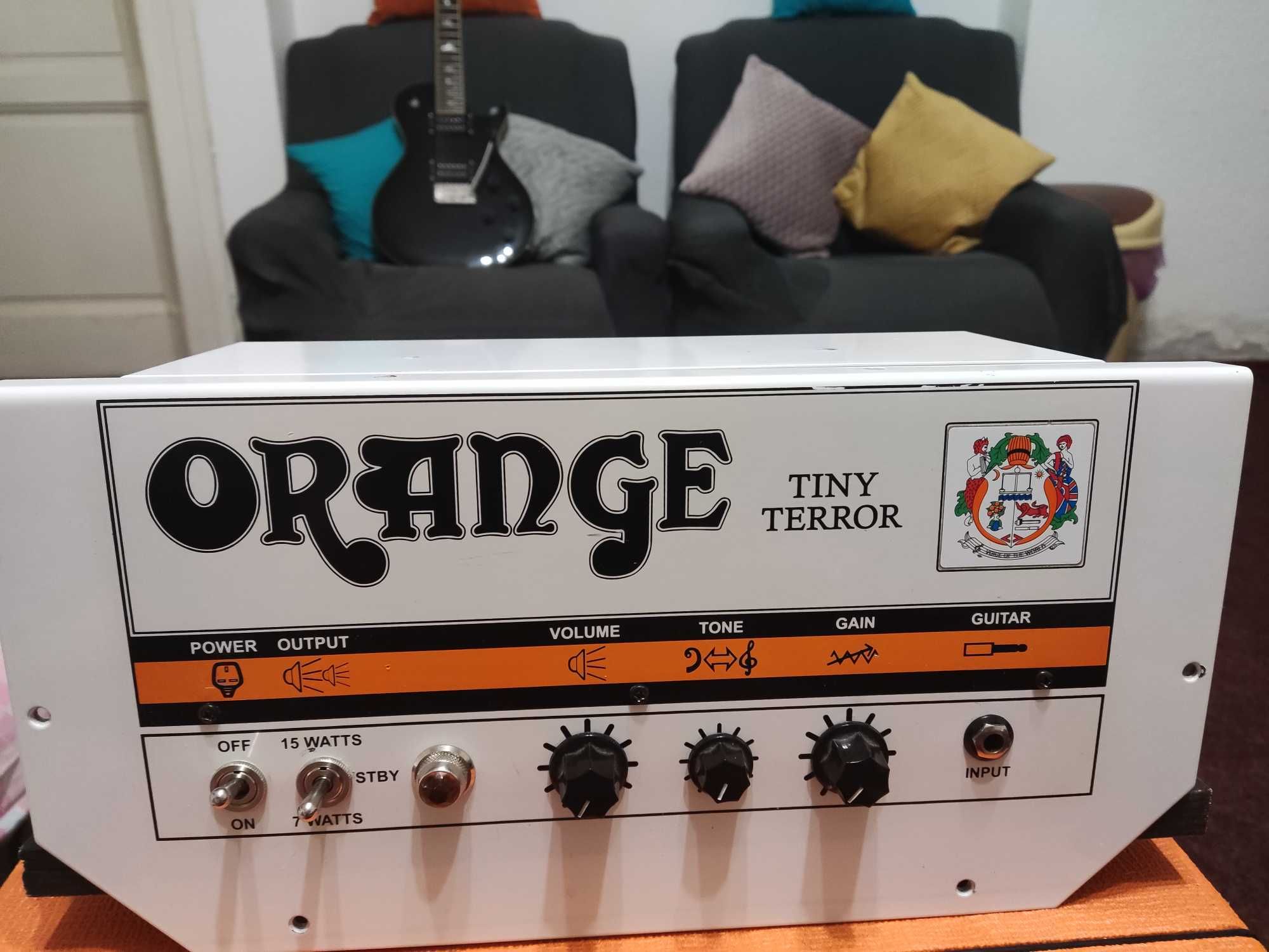 Orange Tiny Terror - Combo de chitară 100% pe Lămpi - 15W 1x12"
