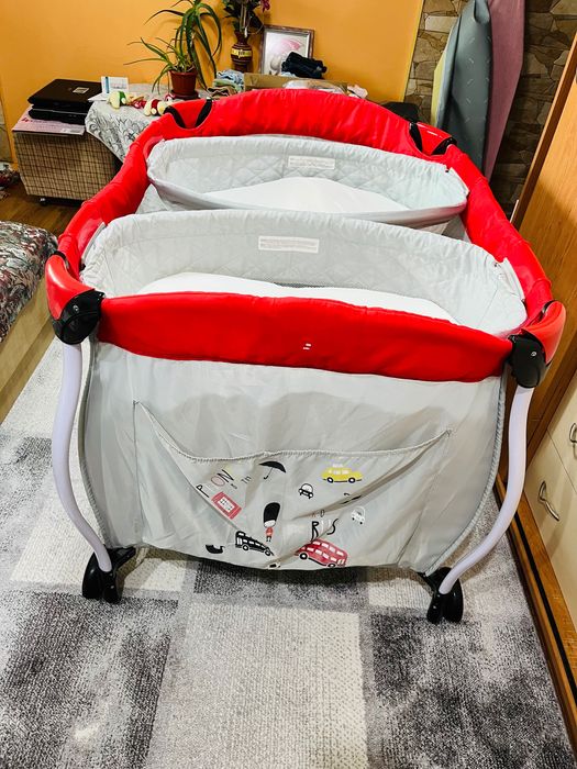 Сгъваема кошара за близнаци Туин стар Чиполино