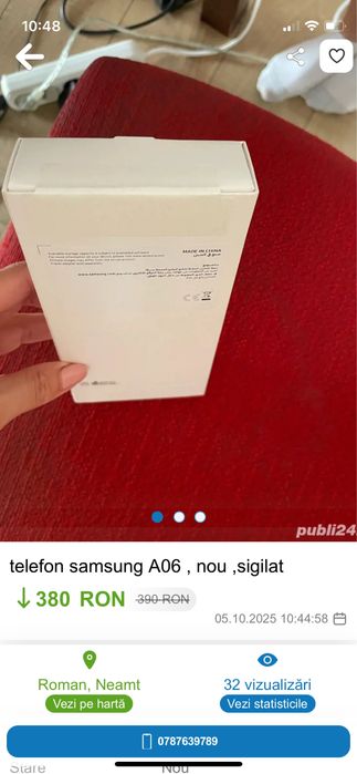 Vand telefon, nou sigilat, primit cadou