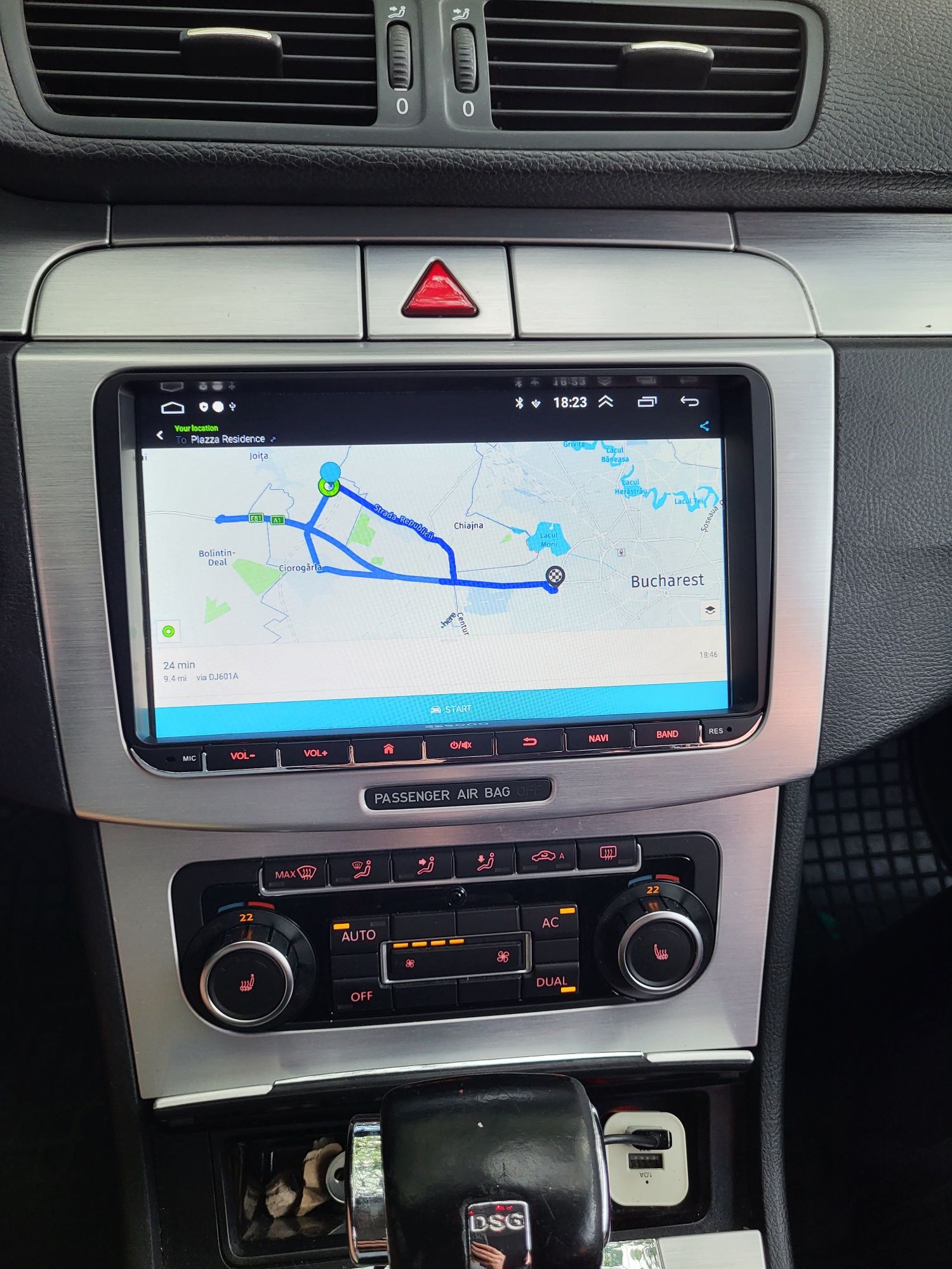 Navigatie Android passat b6 b7 cc golf 5 6 octavia tiguan touran