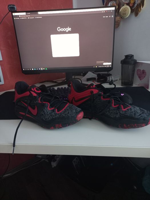 NIKE Kd 15 'BRED' Cutie + adidași