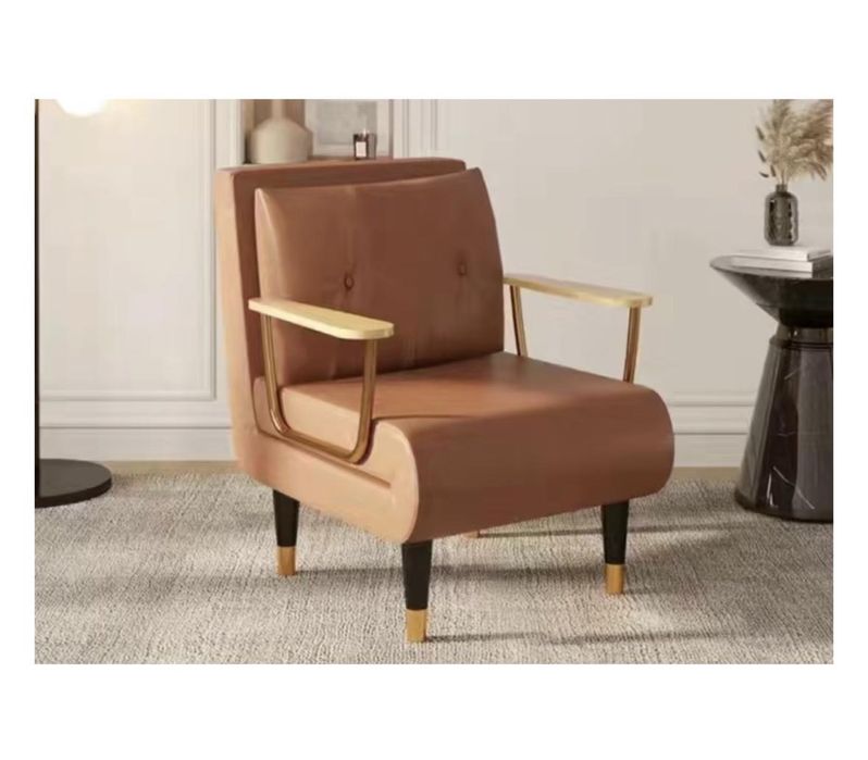 кожаная кресло раскладушка