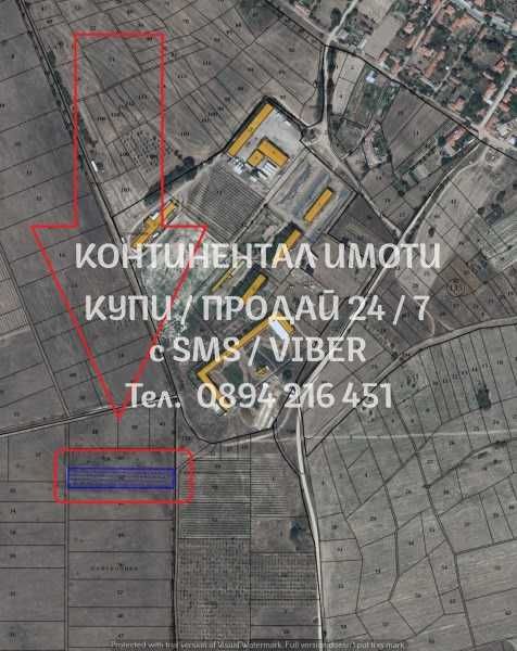 Запусната градина 3дка до регулация и стоп. зона - код 62513
