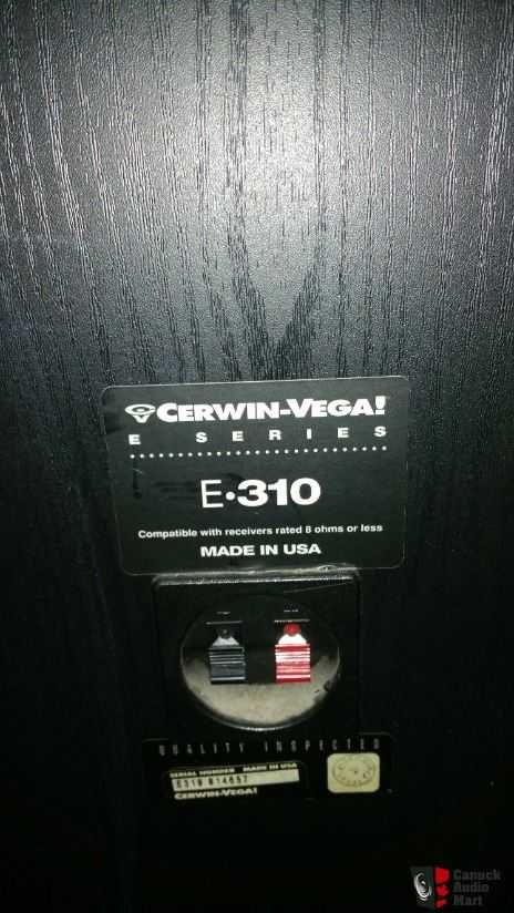 Cerwin Vega E310 made in USA