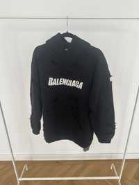 Balenciaga hoodie ripped