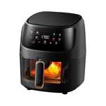 Friteuză cu aer cald, 8L, 2400W, ecran digital, gătire fără ulei