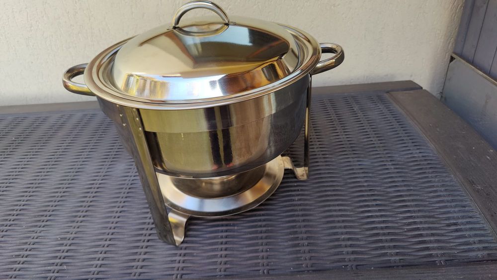 Chafin dish  inox
