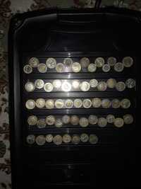 Vând 57 monede de argint