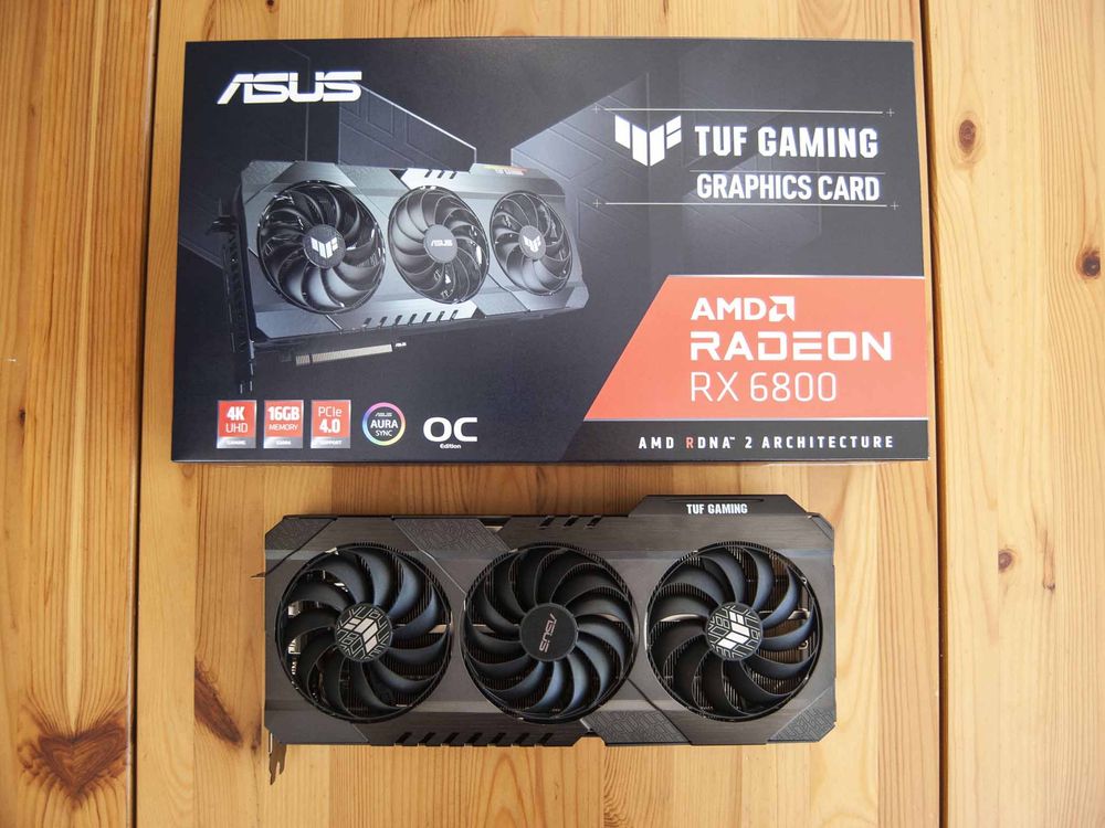 Обменяю вмдеокарту Asus TUF Gaming RX 6800