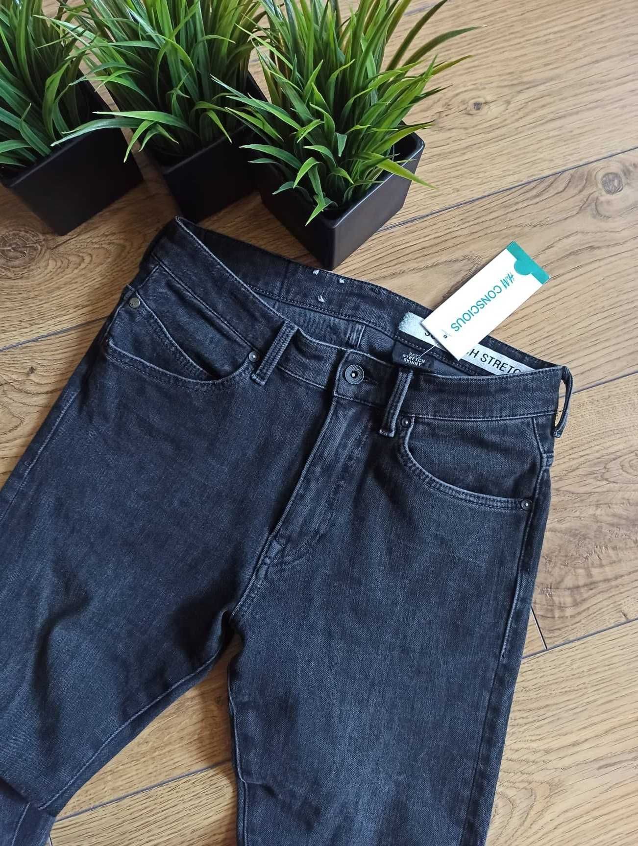 H&M Нови  еластични дънки за момче ръст 164