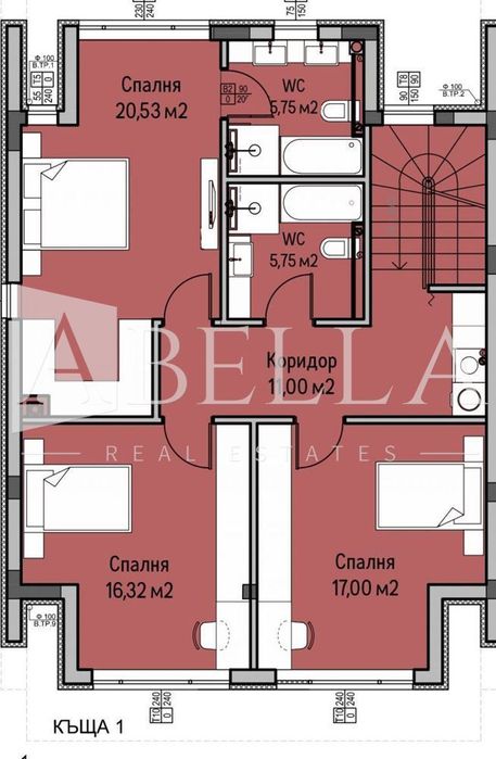 Къща в София-с.Панчарево площ 253 цена 499500