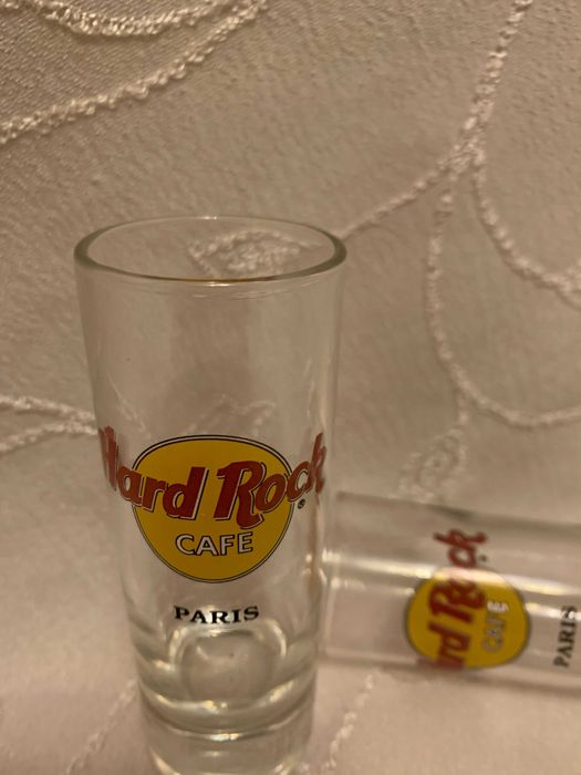 Чашки за шот Hard Rock Café Paris  2 бр Pair of Shot Glasses HRC Paris