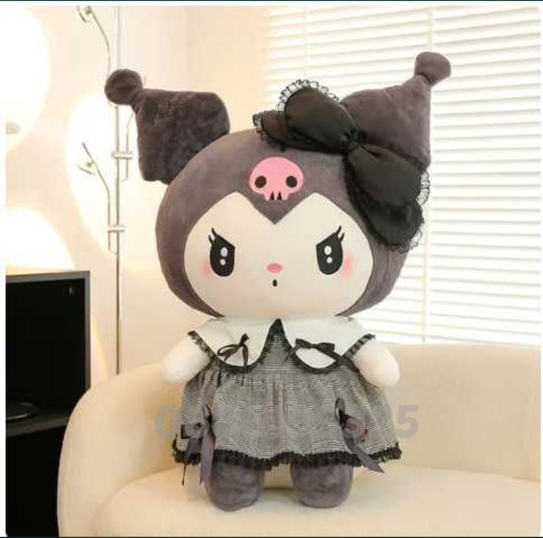 Плюшена играчка Sanrio Kuromi Kawaii Hello Kitty Melody, 50см
