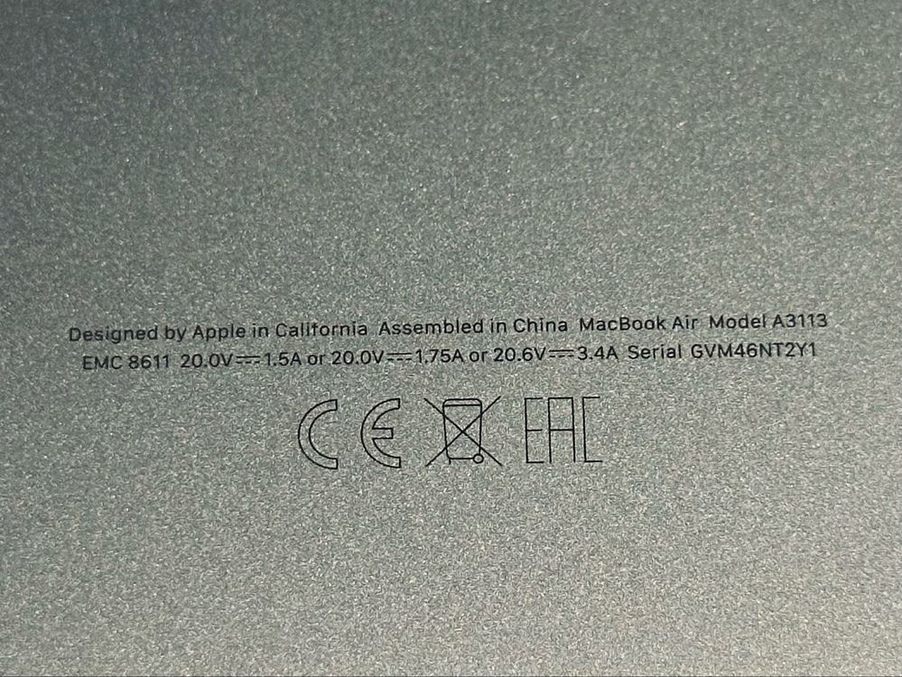 Macbook Air M3 1TB - на 15 зареждания!