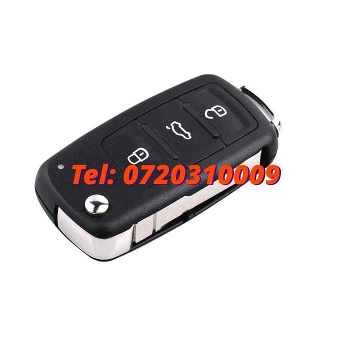 Carcasa Cheie Briceag Volkswagen Seat Skoda 3 Butoane