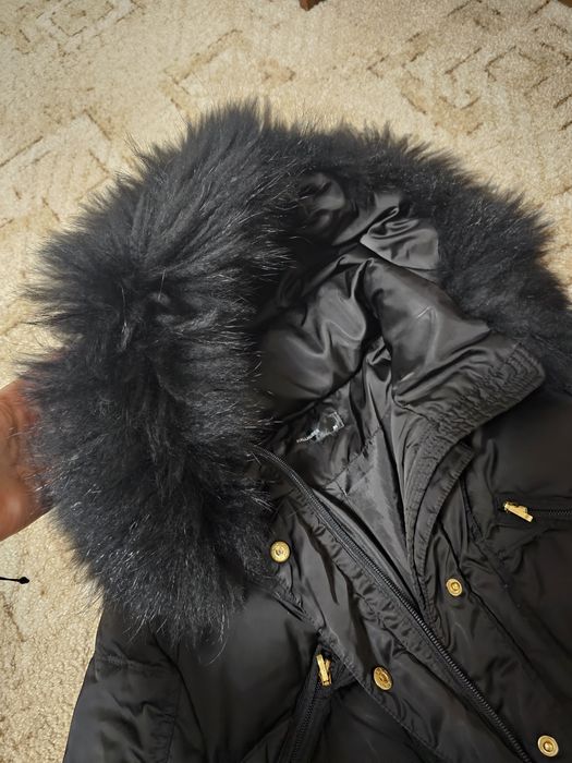 Дамско яке с естествен пух