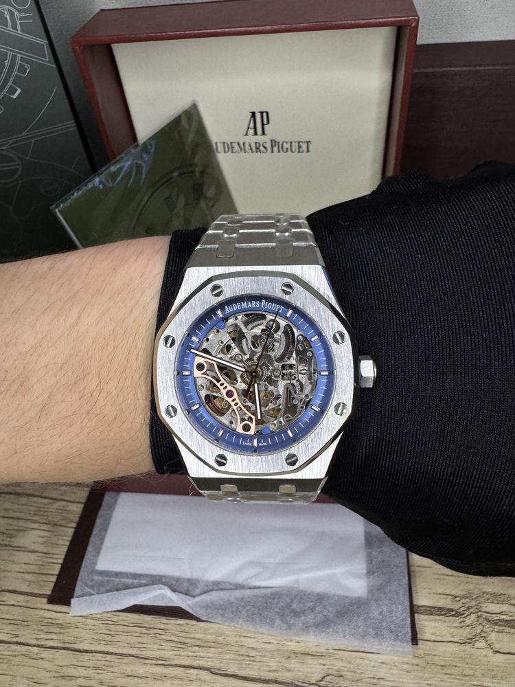 Продаю эксклюзивные часы Audemars Piguet royal oak skeleton (AAA-U1)