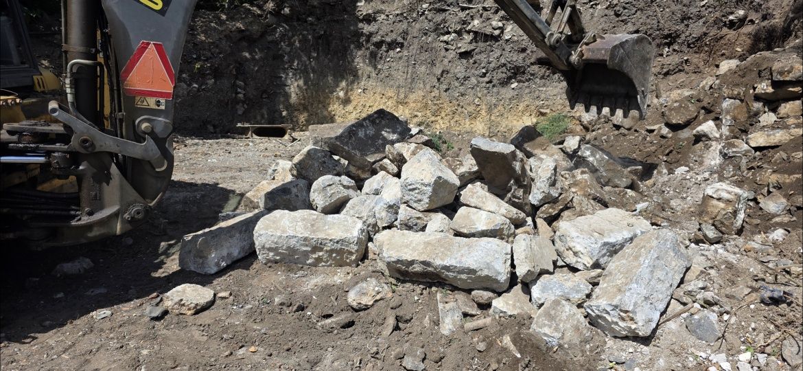 Дялън камък за габиони стени  и градини