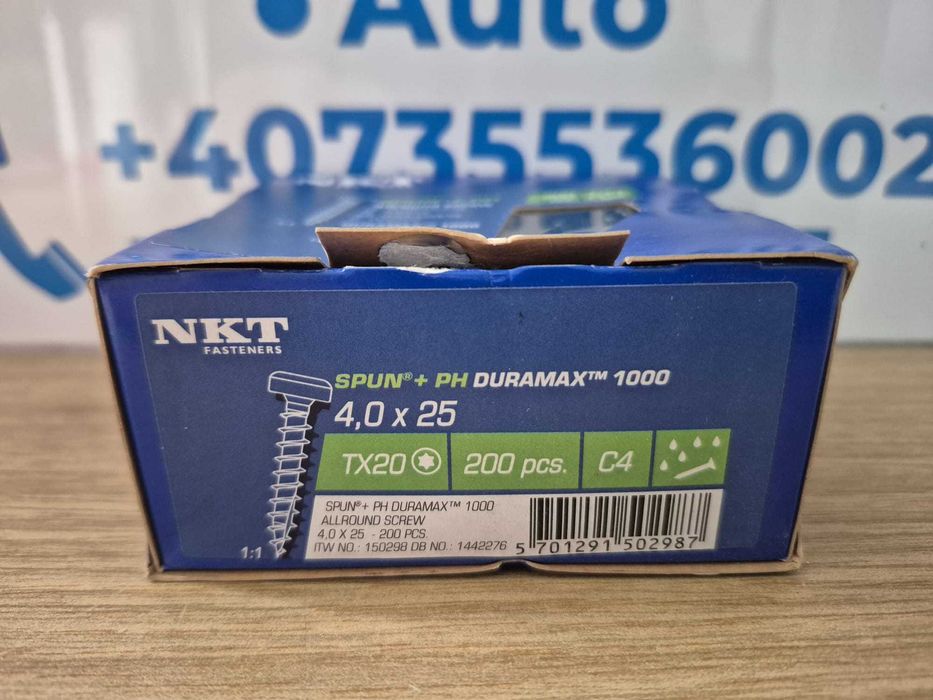 nkt suruburi lemn 4.0x25 mm - lot 10-25-11