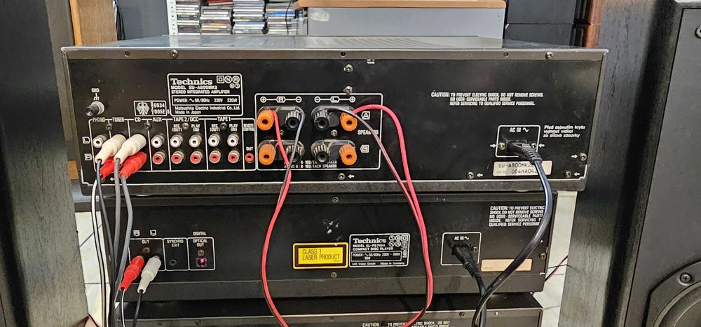 Amplificator Technics SU-VX720 sau Technics SU-A800MK2 MOS-FET, video