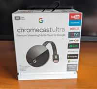 Google Chromecast Ultra Гугъл Хромкаст Ултра