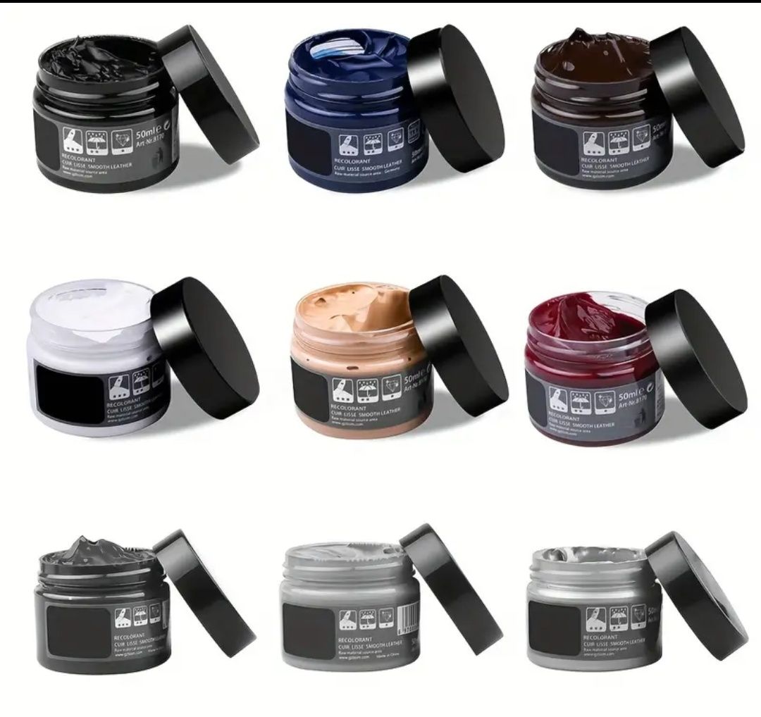 Vopsea Reparație Piele Neagra 30ml Vopsea Reparație Canapele Volane