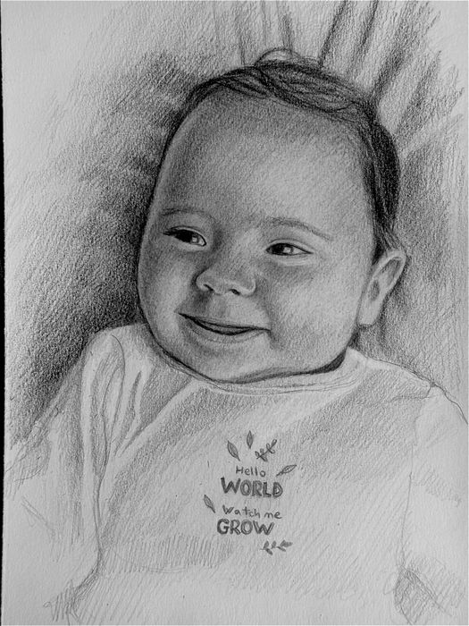 Desene in creion Portrete la Comanda