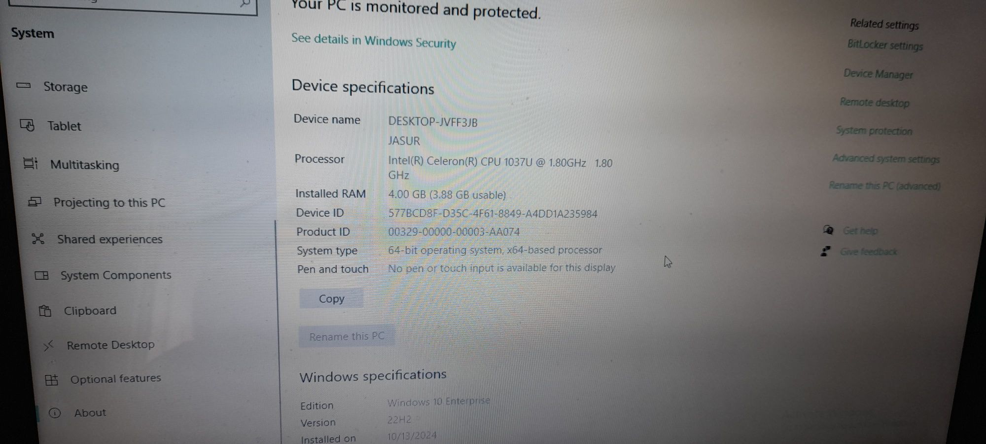 Toshiba 49.5gb ga 415 gb