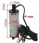 Pompa Transfer Combustibil Lichid Sumersibila 12 V